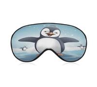 Happy Penguin Sleep Mask Eye Mask Travel Eye Cover