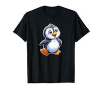 Happy Penguin waddling and Looking up into the air Happily T-Shirt
