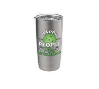 Happy People Play Pickleball Stainless Steel Insulated Tumbler