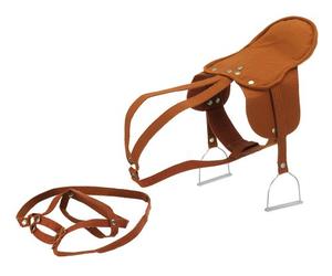 Happy People Saddle With Stirrup, Brown