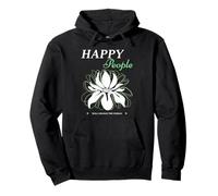 Happy People Will Change The World (Positive Statement) Pullover Hoodie