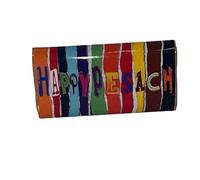 Happy Pesach, themed Novelty Chocolate Bar - Chocolate Included - Gift,Birthday Present. For Birthdays, Christmas, Easter and Valentines Day (One size, White choc)