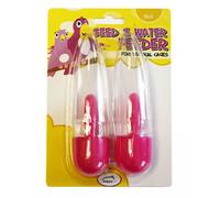 Happy Pet Bird Seed Feeder & Water Twin Pack