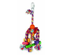 Happy Pet Fiesta Bird Toy 31cm Chewing Shredding Play Prevent Feather Plucking