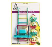 Happy Pet Fun at the Fair Bird Toy Multi-Pack - Ball/Ladder/Perch