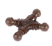 Happy Pet Gnosher Chocolate Flavoured Dog Chew Toy Strong Fun Interactive Chewing Outdoor Playing Fetch Lightweight Tugging Pulling for All Breeds