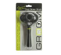 Happy Pet Groom Dual Slicker Brush for Dogs Comfortable Grip No Tangle Soft Bristles Long Short Hair Gentle Deshedding Moulting Comb for All Coat Types