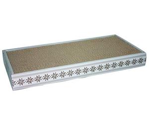 Happy Pet Hugs Cardboard Cat Scratch Mat with Catnip Premium Eco Friendly Pad Fun Interactive Activity Easy to Use Indoor Scratching Board for Kittens