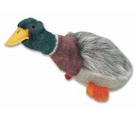 Happy Pet Migrator Soft Plush Dog Toy with Squeaker Mallard 24cm, 38cm Teething