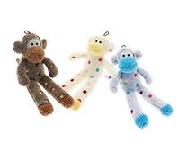 Happy Pet Little Rascals Sock Monkey Assorted Colours x 3
