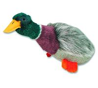 Happy Pet Migrator Mallard Plush Toy For Dogs | Soft plush squeaky comforter dog toy - suitable for all dogs, machine washable at low temperatures