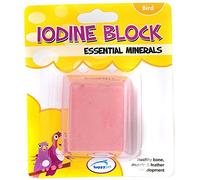 Happy Pet Mini Bird Iodine Block Natural Essential Mineral Supplement Nutrient Rich Vitamin Boost Safe Non Toxic Effective Long Lasting Cage Pet Treat