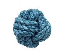 Happy Pet - Nuts For Knots Ball - 14 cm - 1 piece,XL | Heavy-duty knotted rope ball dog toy - durable long-lasting chew that helps clean teeth and gums