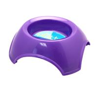 Happy Pet Pet Platter Food/Water Bowl, Purple, 1600 Ml