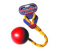 Happy Pet Dog Rope Ball Toy – Tough Toys – Non-Floating Flat Jumbo 8 cm