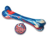 Happy Pet Rubber Bone 8"