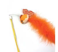 Happy Pet Tabby Patch Extra Long Goldfish Cat Teaser Toy 1 Cat Toy