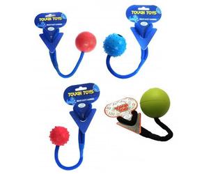 Happy Pet Tough Toys Rope Ball Dog Toy - Non-Floating Flat Jumbo - 8cm