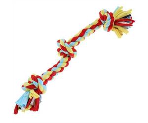 Happy Pet Twist-tee 3 Knot Dog Toy - One size