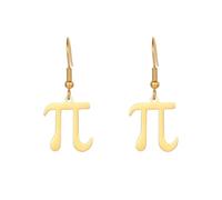 Happy Pi Day 3.14 Day Earrings for Women, M, Metal, No Gemstone