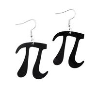 Happy Pi Day 3.14 Day Earrings for Women, M, Metal, No Gemstone