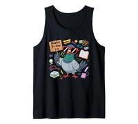 Happy Pi Day 3.14 Funny Pigeon Math Teacher Tank Top