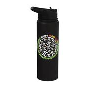 Happy Pi Day Mathematics 3.1415 Pi Digits Math Teacher Funny Stainless Steel Insulated Water Bottle