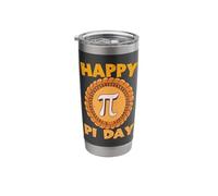 Happy Pi Pie Day for Math Teacher Students Pie Lovers Stainless Steel Insulated Tumbler