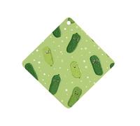 Happy Pickle Car Air Freshener Aromatherapy Tablets Hanging Scented Cards for Rooms Bathrooms Wardrobe Rhombus