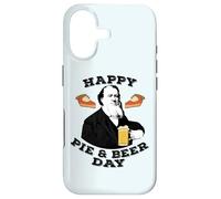 HAPPY PIE & BEER DAY Funny Mormon Pioneer Brigham Young Meme Case for iPhone 17