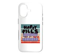 Happy pills cat humor weekly pill organizer cute cats funny Case for iPhone 17