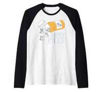 Happy Pills Chinchilla Pet Chinchillas Raglan Baseball Tee