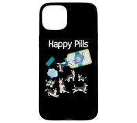 Happy Pills Husky Dogs Cute Husky Lovers Cool Case for iPhone 15 Plus