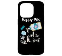 Happy Pills Husky Dogs Cute Husky Lovers Cool Case for iPhone 15 Pro