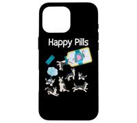 Happy Pills Husky Dogs Cute Husky Lovers Cool Case for iPhone 16 Pro Max