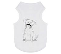 'Happy Pit Bull Terrier' Pet Dog/Cat T-Shirt (PT00151875)