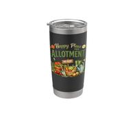 Happy Place Allotment Gardening Garden Plot British Gardener Stainless Steel Insulated Tumbler