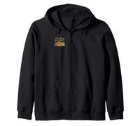 Happy Place Allotment Gardening Garden Plot British Gardener Zip Hoodie