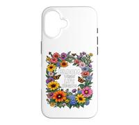 Happy Pollinator Garden Bloom Where Life Begins Case for iPhone 16