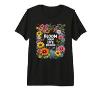 Happy Pollinator Garden Bloom Where Life Begins Premium T-Shirt