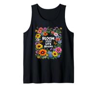 Happy Pollinator Garden Bloom Where Life Begins Tank Top