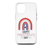 Happy President's Day USA Patriotic Heart Dot Rainbow Fun Case for iPhone 12/12 Pro