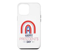 Happy President's Day USA Patriotic Heart Dot Rainbow Fun Case for iPhone 12 Pro Max