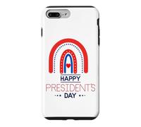 Happy President's Day USA Patriotic Heart Dot Rainbow Fun Case for iPhone 7 Plus/8 Plus