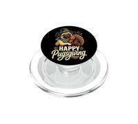 Happy Pugsgiving Thankful Pug Thanksgiving PopSockets PopGrip for MagSafe