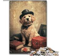 Happy Puppy 1000 Piece Jigsaw Puzzles for Teenagers, for Age 14+ Game Wall Decoration Unique Gifts for Birthday And Christmas (50x75cm)