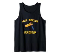 Happy Purim Costume Not Today Haman Queen Esther Jewish Tank Top