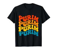 Happy Purim Costume Purim Sameach Queen Esther Jewish Party T-Shirt