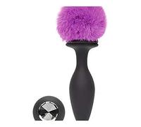 Happy Rabbit Rechargeable Vibrating Butt Plug Large Black/Pink 5 Inch