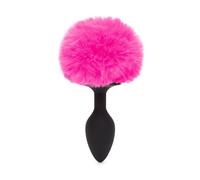 Happy Rabbit Butt Plug Large - Black/Pink - Anal Butt Plug Toy